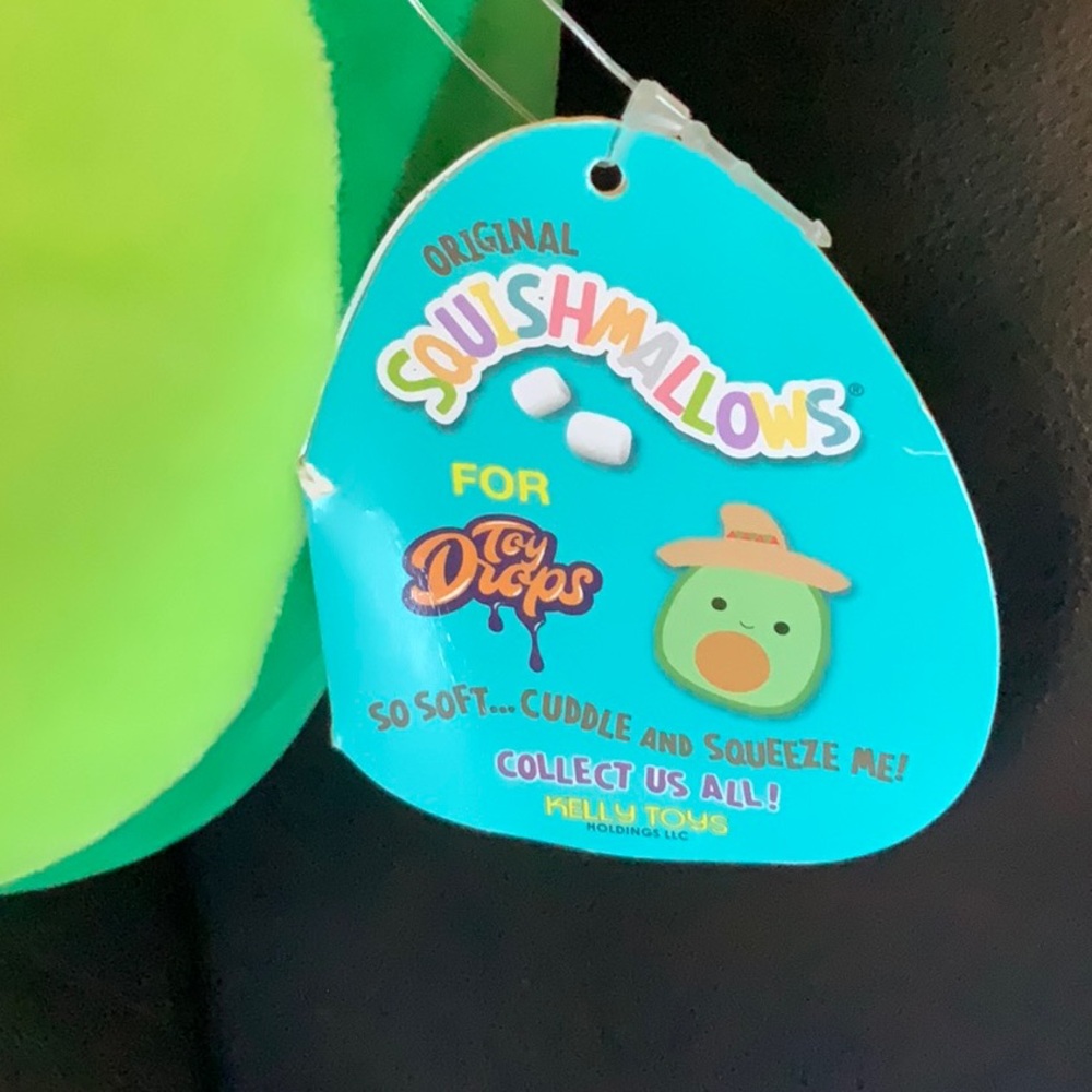 Squishmallows Austin Avocado Cinco de Mayo NWT Wearing Sombrero 8” - Picture 2 of 10